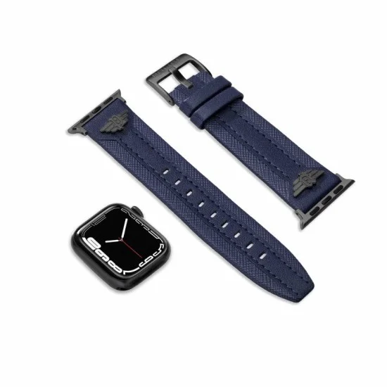 Apple Watch Strap 38/40/41 Leather Police - Blue
